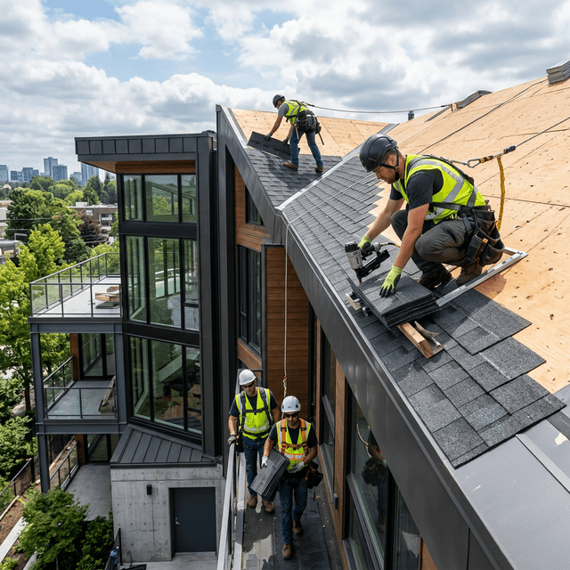 Modern Rooftop Garden